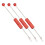3x/Set Practical Seam Rippers Ergonomical Thread Remover-Red 1