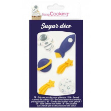 Decorazioni dolci Spazio e galassia