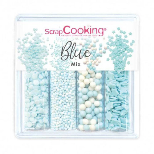 Mistura de decorações doces Azuis 64 g