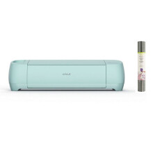 Machine de découpe Cricut Explore 3 + 3 flex thermocollants gris clair, gris foncé, noir pailleté 30,5 x 30,5 cm