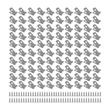 100pcs Outdoor Stainless Steel Wire Fence Clips-Style B