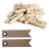 10 mini mollette + 20 etichette kraft Fanion 1