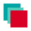 3 vinili permanenti 91 x 33 cm - menta, rosso, aqua 2