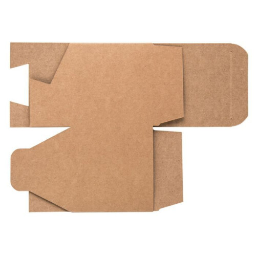 Kit caixa de dobra - Quadrado - Kraft - 7,5 x 7,5 x 7,5 cm 1
