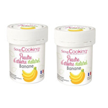 Natural food flavor powder 30 g - banana