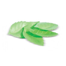 Decorações ázimas 72 folhas verdes