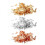 Gold/ Silber/ Kupfer Flitter 2