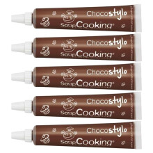 5 canetas de chocolate