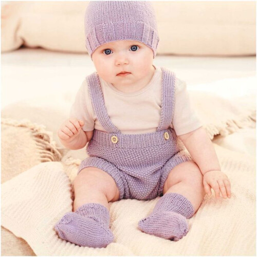 100 m merino wool ball - Lilac 2