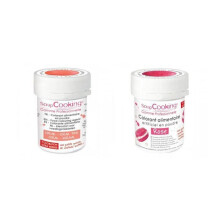 2 coloranti alimentari in polvere - corallo-rosa