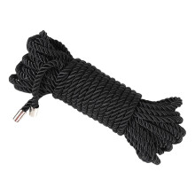 Stevig polyester touw van 15 meter voor buiten kamperen en-Zwart