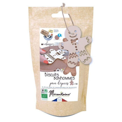 Vorbereitung + Holzstempel für Lebkuchenmänner