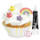 Regenbogen-Zucker-Dekorationen + Schwarzer Spritzbeutel 2