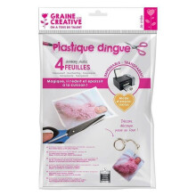 8 Blätter bedruckbares Schrumpffolie A4 - Transparent