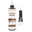 Schokoladenglasur 130 g braun + schwarzer Spritzstift 1