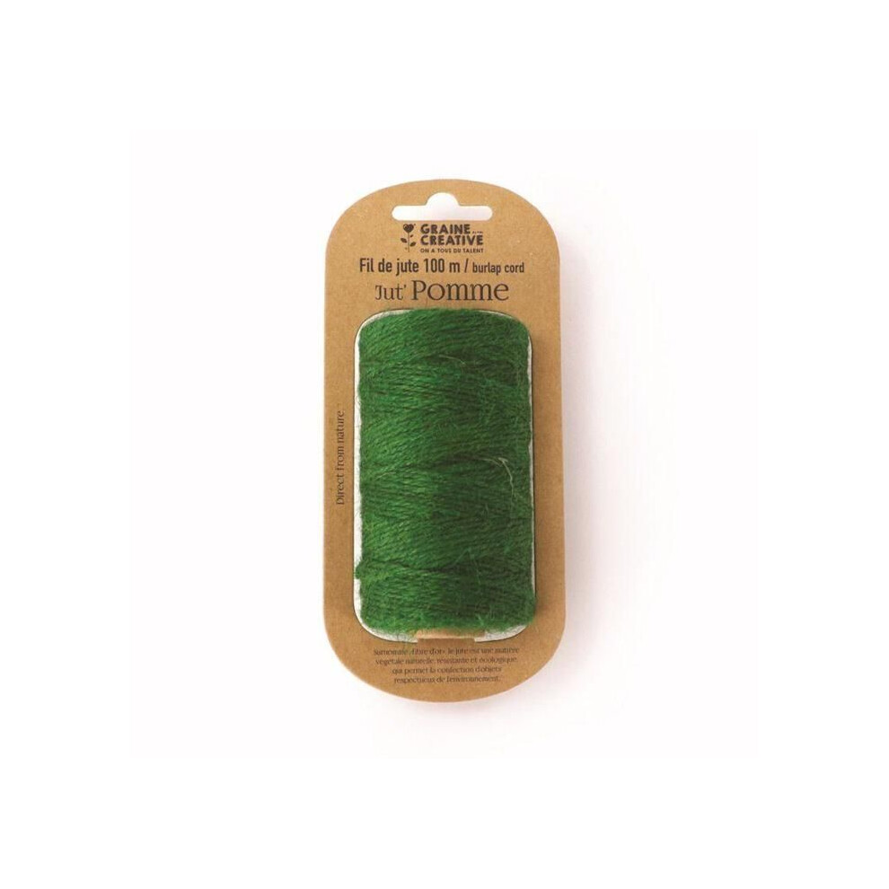 Jute Thread Spool - Green - 100 M X 2 Mm 3532432007137