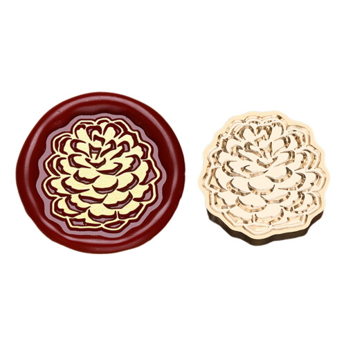 Sealing Stamp Head for Seal Letter Envelope,-mini pine cone