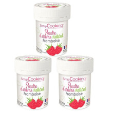 Aroma alimentar natural em pó 45 g - framboesa