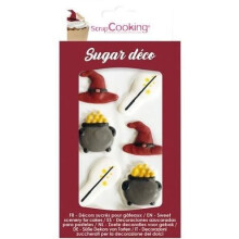 Decorações doces - SCRAPCOOKING - Tema Mágico - Caixa de 6