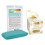 Hellblauer Fondant 100 g + goldene Glitzer 1