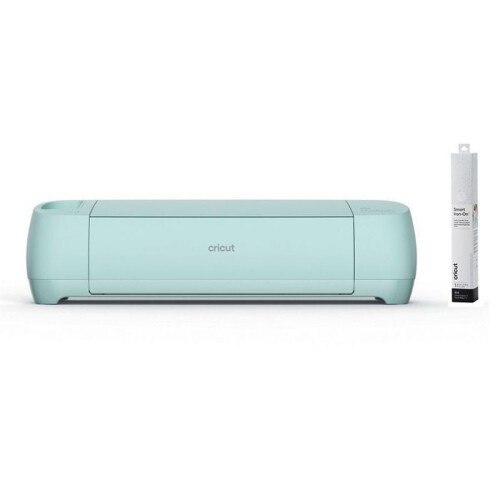 Macchina da taglio Cricut Explore 3 + flex termoadesivo bianco glitterato 90 x 33 cm