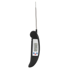 Sofort ablesbares Kochthermometer, faltbares Sondenthermometer mit LCD-Display für klare und schnelle Temperaturmessungen