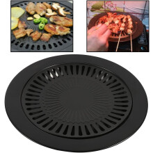 Healthy Cooking Indoor Barbecue Pan, Non-Stick Surface For Easy Cleaning, Low-Fat Diet Suitable Smoke Elimination On Electric, Gas Or Propane Stoves
