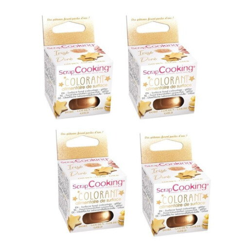 Corante alimentar em pó dourado 20 g