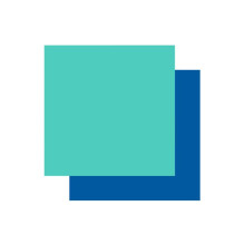 2 vinyles permanents Cricut 91 x 33 cm - bleu, menthe