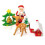 20 decorações em plástico para bolo de Natal 1