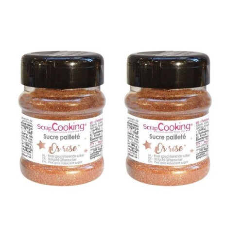 Rosa glitzernder Zucker 320 g