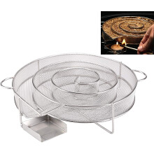 Smoke Generator for Charcoal Grills, Stainless Steel Construction Ensures Durability and Performance, Ideal for Fish, Meat, Poultry, Vegetables,