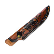 Strong Cattlehide Cutter Case Secure Suitable Survival-L