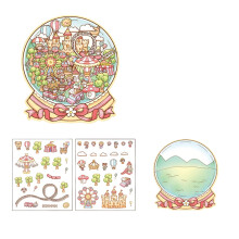 Interactively DIY Flower House Sticker Set For-Crystal Paradise