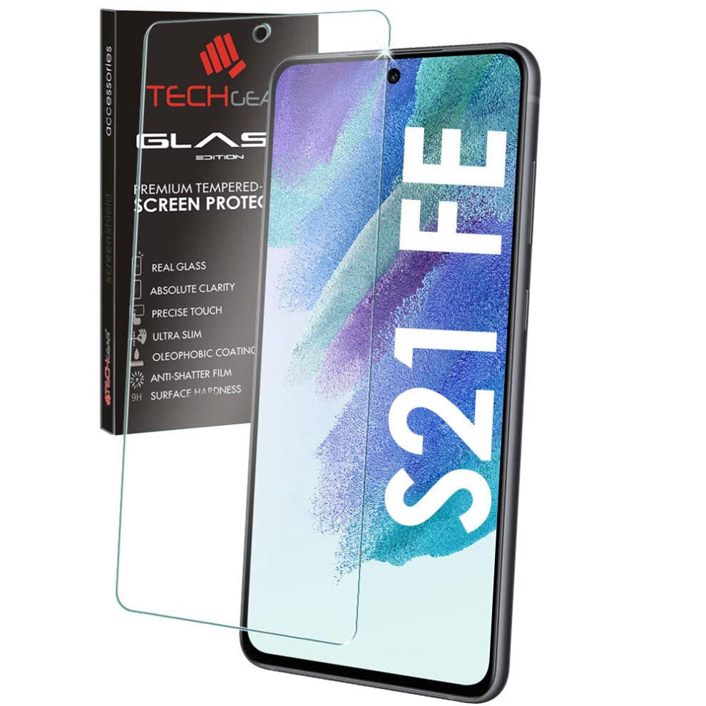 Glass Edition Compatible With Galaxy S21 Fe 5G Tempered Glass Screen Protector 2.5D Nobubble 9067246107253