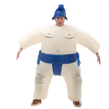 Aufblasbares Kostüm mit eingebautem Ventilator, lustiges Kostüm, Cosplay-Body mit batteriebetriebenem Ventilator, wasserdichtes und atmungsaktives