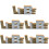 5Stk Holz Buchstabe Party Mitte 6