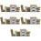 5Stk Holz Buchstabe Party Mitte 7