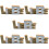 5Stk Holz Buchstabe Party Mitte 8