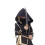Σετ Παιδικής Στολής Ninja, Στολή Cosplay Ninja με Μαύρο και Χρυσό Στάμπα Δράκου από Μαλακή 5