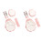 2Sets Doppelwandige Baby Teller Set Mit Besteck 2