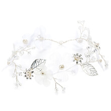 3 Brautblume Haarreif Perlen Kopfschmuck Hochzeitsaccessoire