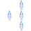 4Stk Virgin Mary Statue Kunststofffigur Katholisch 8