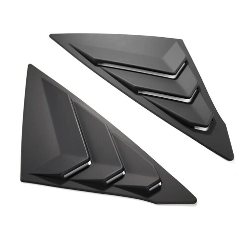 Rear Side Window Louvers Triangular Glass Blinds f