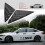 Rear Side Window Louvers Triangular Glass Blinds f 4