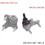 2PCS Suspension Control Arm Ball Joint for Golf MK 8