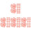 200 Pcs Chocolate Wrappers Candy Packaging Hollow-Out 2
