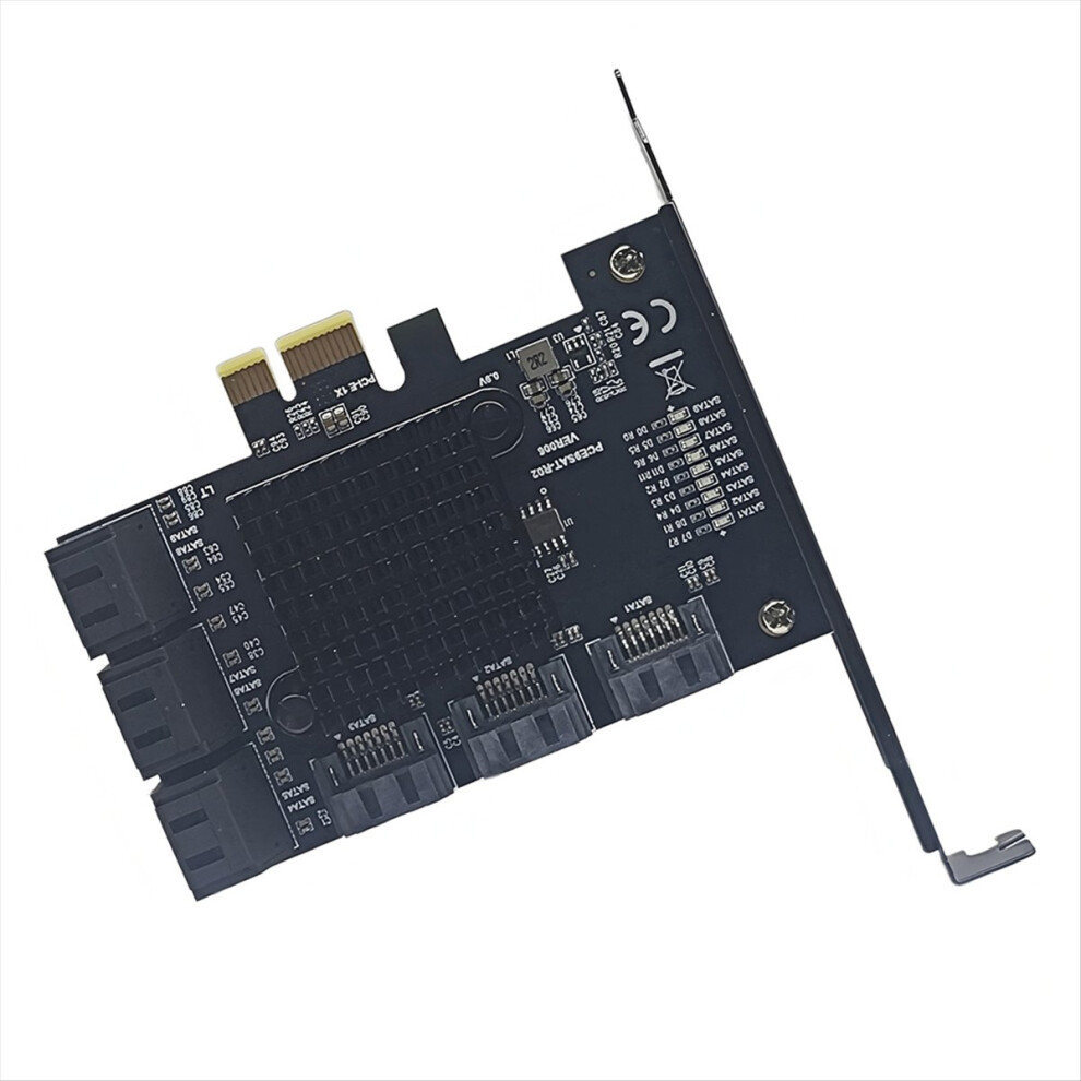 9 Ports Pcie To Sata Card 3 Pcie 1X Express Expans 4853570062307