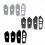 Car Interior Door Window Lift Control Panel Cover 6