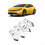 Car Interior Door Window Lift Control Panel Cover 9